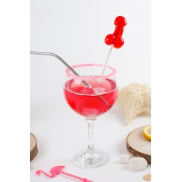 Secret Play Sucette pénis daiquiri fraise avec alcool