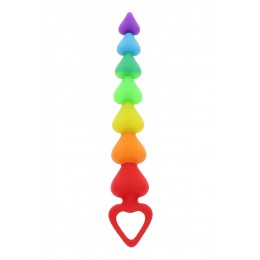 Toy Joy 21354 Stimulateur anal Rainbow Heart Beads - Toyjoy