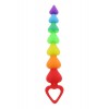 Toy Joy Stimulateur anal Rainbow Heart Beads - Toyjoy