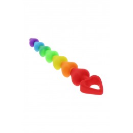 Toy Joy 21354 Stimulateur anal Rainbow Heart Beads - Toyjoy