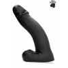 All Black 45x10cm Monster Dildo - All Black