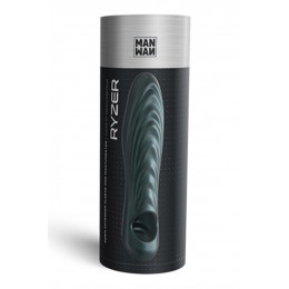 Man Wan 21610 Gaine de pénis 3 en 1 Ryzer Pine Grey - Man Wan