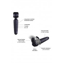 Man Wan 21611 Masturbateur Man Wand Evo Black Plum - Man Wan