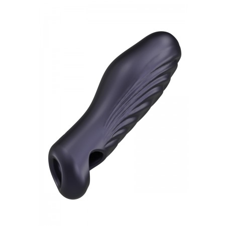 Man Wan Gaine de pénis 3 en 1 Ryzer Black Plum - Man Wan