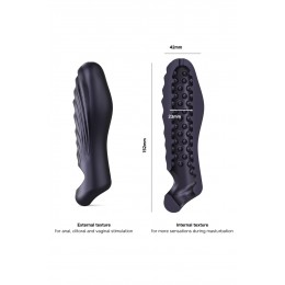 Man Wan Gaine de pénis 3 en 1 Ryzer Black Plum - Man Wan