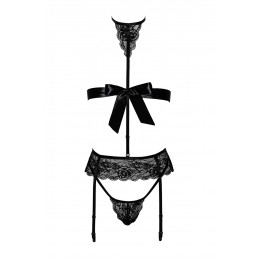 Kissable Ensemble Bondage Black Set 4 pièces Kiss 244 - Kissable