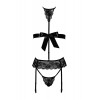 Kissable Ensemble Bondage Black Set 4 pièces Kiss 244 - Kissable