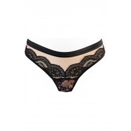 Axami 21656 String tulle et dentelle noir V-10718 - Axami