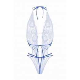 Christine by christine Le Duc 21450 Body string ouvert Renee bleu - Christine