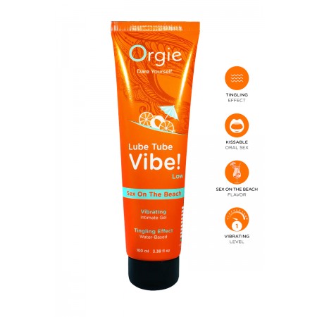 Orgie 21742 Lubrifiant Lube Tube Vibe (Low) Sex On The Beach 100ml