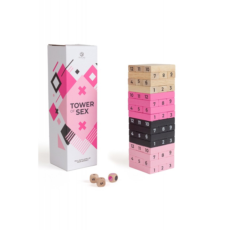 Secret Play 21822 Jeu en bois Tower of Sex - Secret Play