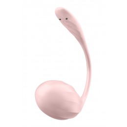 Satisfyer 21829 Oeuf vibrant connecté Ribbed Petal rose - Satisfyer