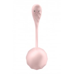 Satisfyer 21829 Oeuf vibrant connecté Ribbed Petal rose - Satisfyer