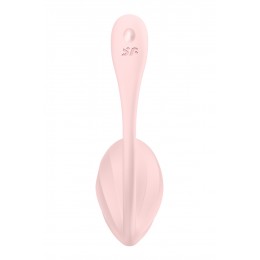 Satisfyer 21829 Oeuf vibrant connecté Ribbed Petal rose - Satisfyer