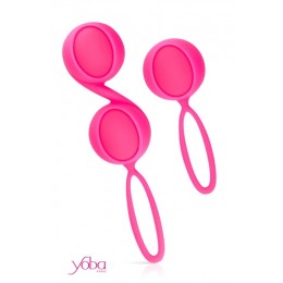 Yoba Kit 2 boules de Geisha Yoba - rose