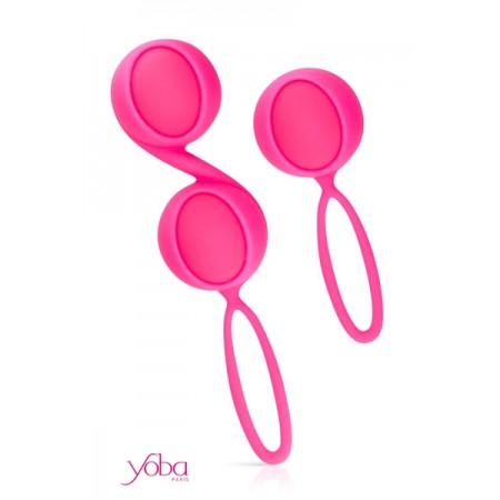 Yoba Kit 2 boules de Geisha Yoba - rose