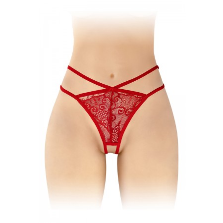 Fashion Secret String ouvert Mylene - rouge