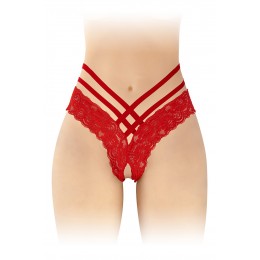 Fashion Secret Tanga ouvert Anne - rouge