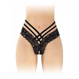 Fashion Secret Tanga ouvert Anne - noir