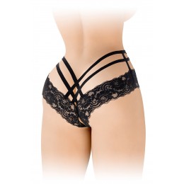 Fashion Secret Tanga ouvert Anne - noir