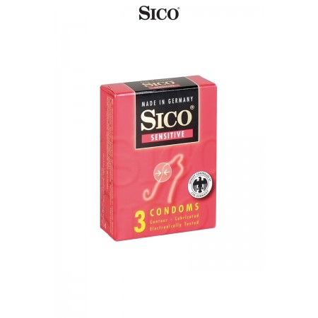 Sico 3 Préservatifs Sico SENSITIVE