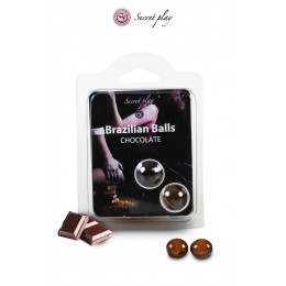 Secret Play 2 Brazilian Balls - chocolat