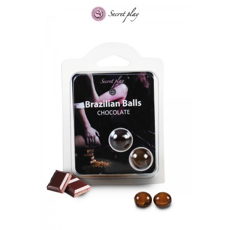 Secret Play 2 Brazilian Balls - chocolat