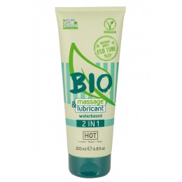 Hot Massage & lubrifiant bio 200ml - HOT