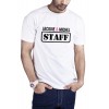 Jacquie & Michel T-shirt Jacquie et Michel Staff - blanc