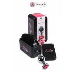 Secret Play Plug aluminium M Fuchsia