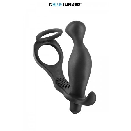 Blue Junker Cockring et stimulateur de prostate vibrant