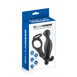 Blue Junker Cockring et stimulateur de prostate vibrant