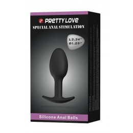 Pretty Love Plug anal 8,4 cm avec bille intégrée