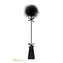 Sweet Caress Tapette avec pompon noir - Sweet Caress