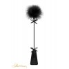 Sweet Caress Tapette avec pompon noir - Sweet Caress