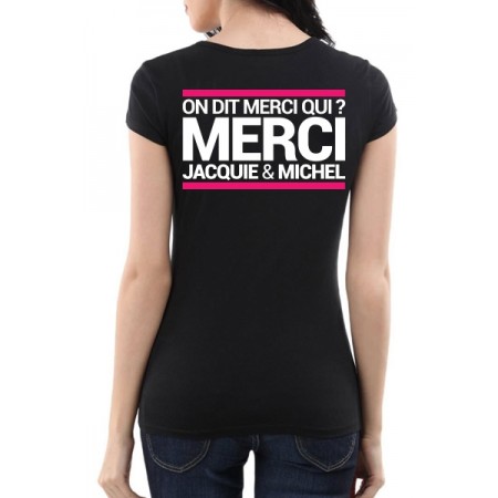 Jacquie & Michel J&M black t-shirt - special for women