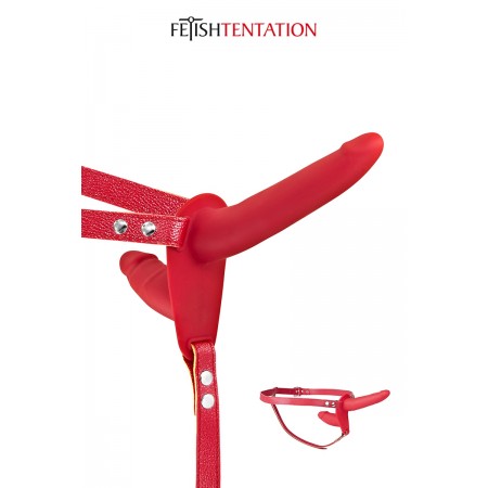 Fetish Tentation Double gode ceinture rouge - Fetish Tentation