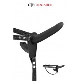 Fetish Tentation Double gode ceinture noir - Fetish Tentation