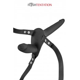 Fetish Tentation Double gode ceinture noir - Fetish Tentation