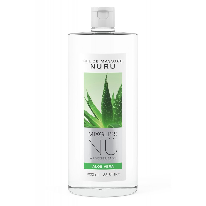 Mixgliss Gel massage Nuru Aloe Vera Mixgliss - 1 litre