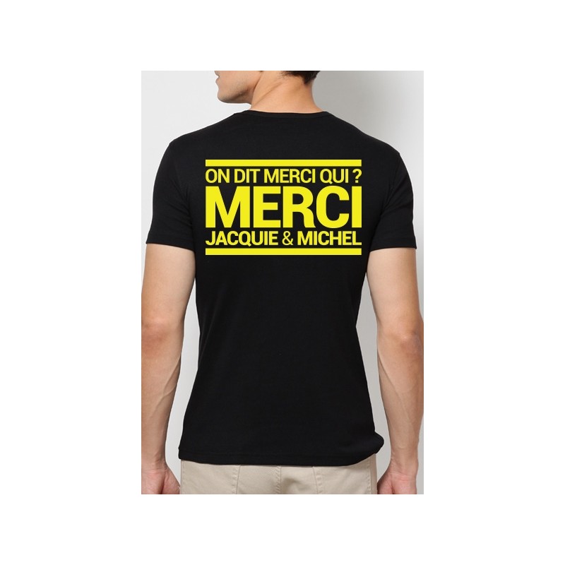 Jacquie & Michel T-shirt Jacquie & Michel Jaune fluo