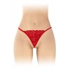 Fashion Secret String avec perles Venusina - rouge