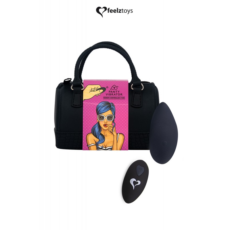 Feelztoys Stimulateur télécommandé Panty Vibe noir - FeelzToys