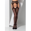 Passion bodystockings Collants ouverts S014 - Noir