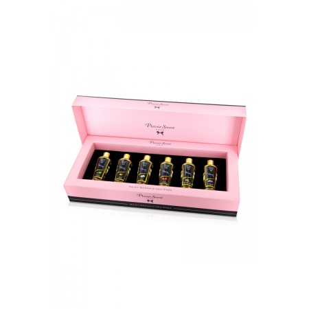 Plaisir Secret Coffret 6 huiles de massage sèches - Plaisir Secret