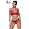 Passion lingerie Ensemble lingerie Glamis - Rouge et noir