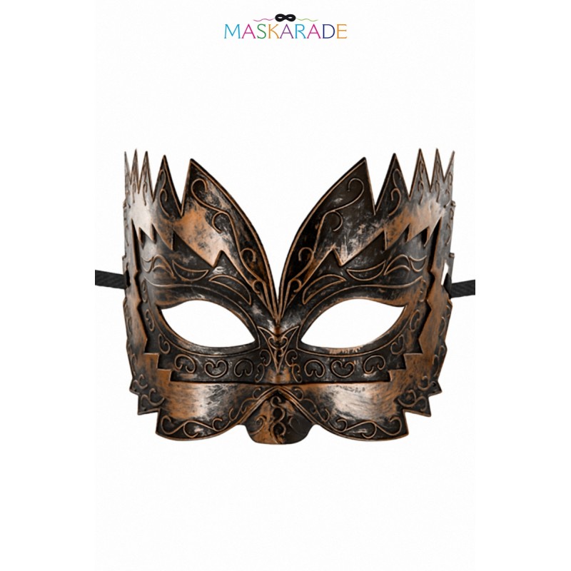 Maskarade Masque semi-rigide cuivré Don Giovanni