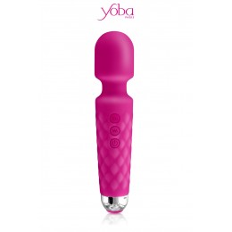 Yoba Vibro Love Wand rechargeable rose - Yoba