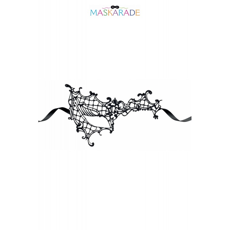 Maskarade Loup broderie souple Croissant de lune