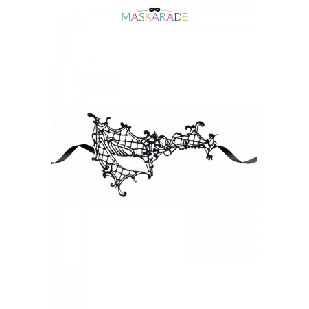 Maskarade Loup broderie souple Croissant de lune